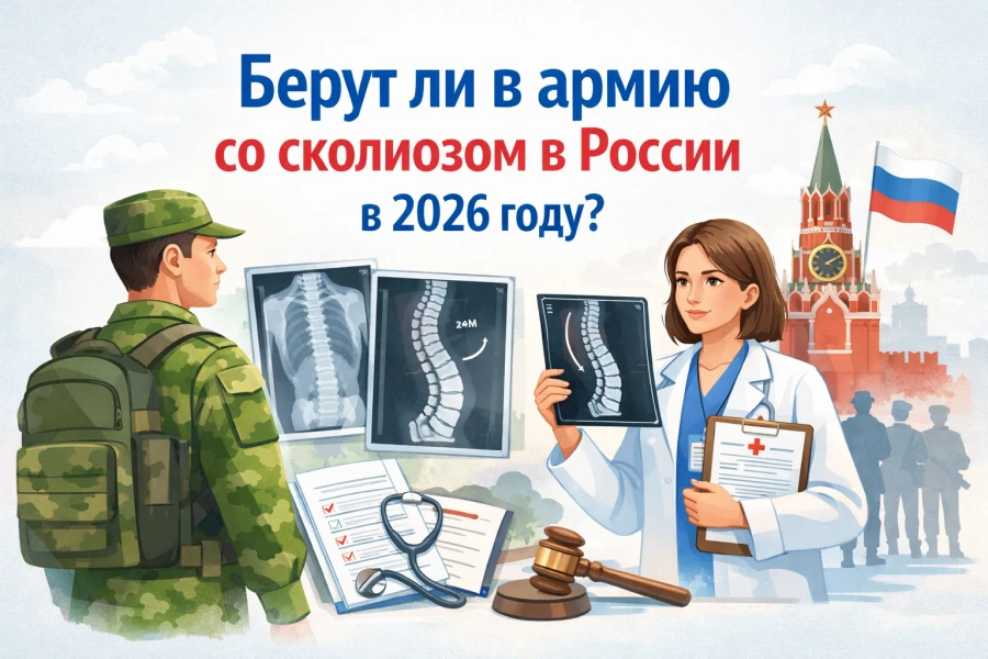 Берут ли в армию со сколиозом в России в 2026 году